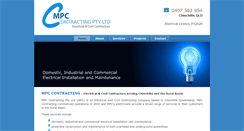 Desktop Screenshot of mpccontracting.com.au